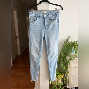 Zara Light Blue Skinny Jeans
